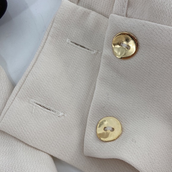 Zara Women's Ecru Belted Waist Midi Dress Size XS - Picture 9 of 13